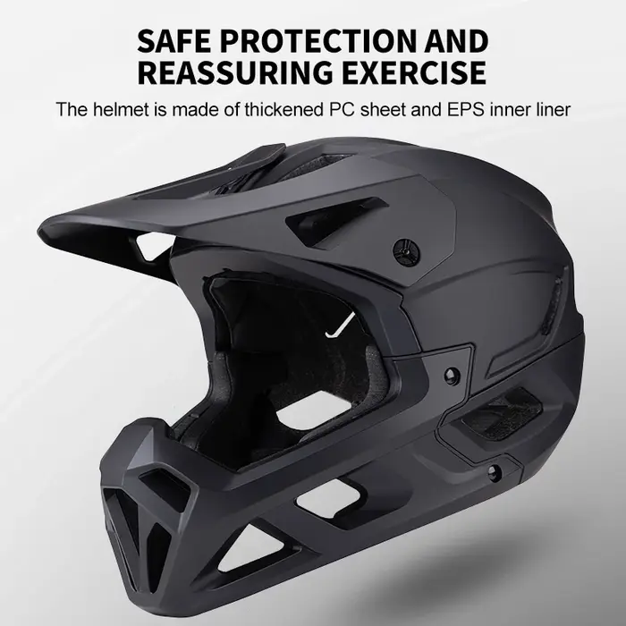 Horntour 2025 adulte VTT casque intégral moulé moto équitation sécurité vélo