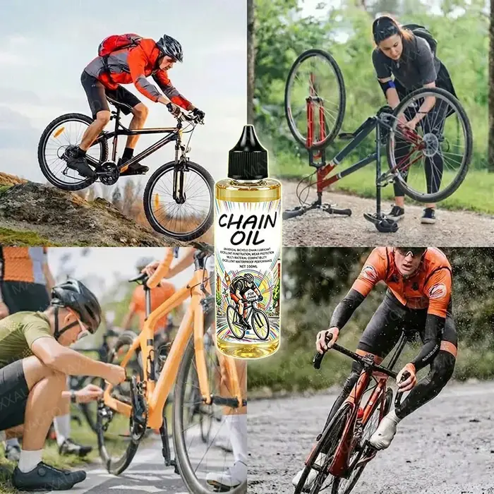 Huile lubrifiante pour chaîne de vélo