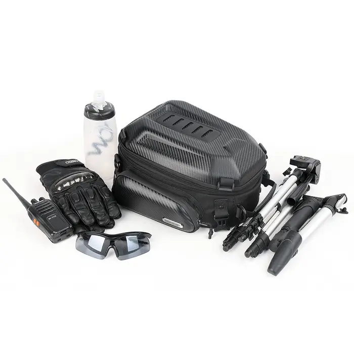 Rhinowalk sac de siège arrière de moto 12L-18L moteur extensible sac à dos à coque rigide en plein a