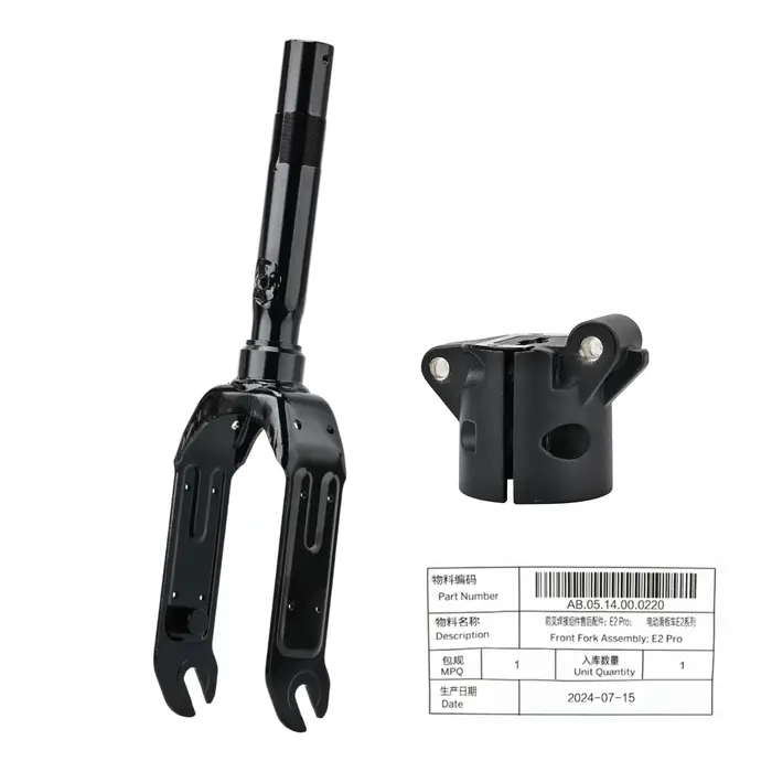 Fourche avant d'origine pour Scooter électrique Segway E2 Pro, support de roue avant, accessoires et