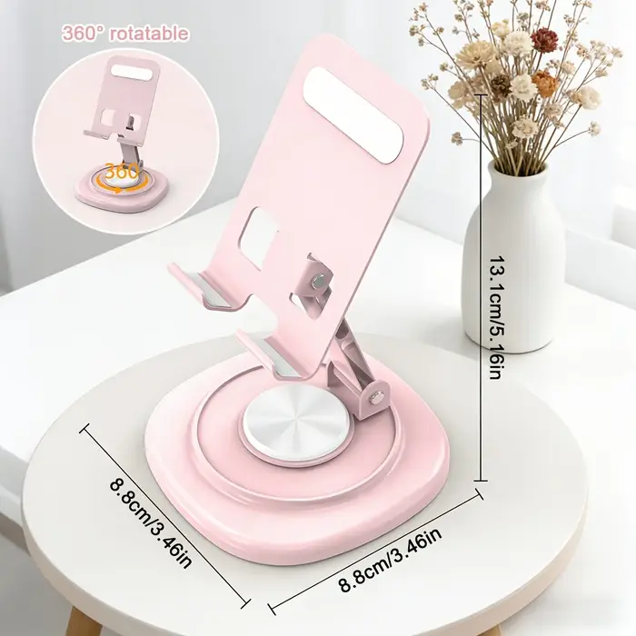 Pack de 1 360 ° Support de téléphone rotatif et pliable