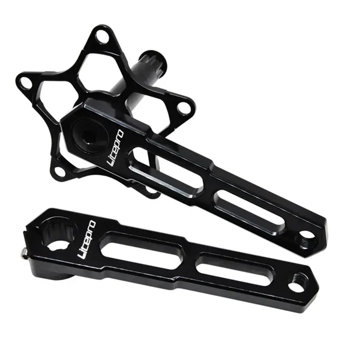 JKLapin Litepro – manivelle de vélo pliante en alliage d'aluminium à cinq griffes