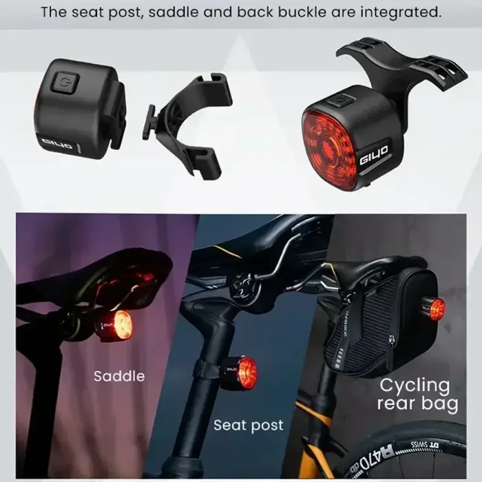 Feu arrière de vélo intelligent