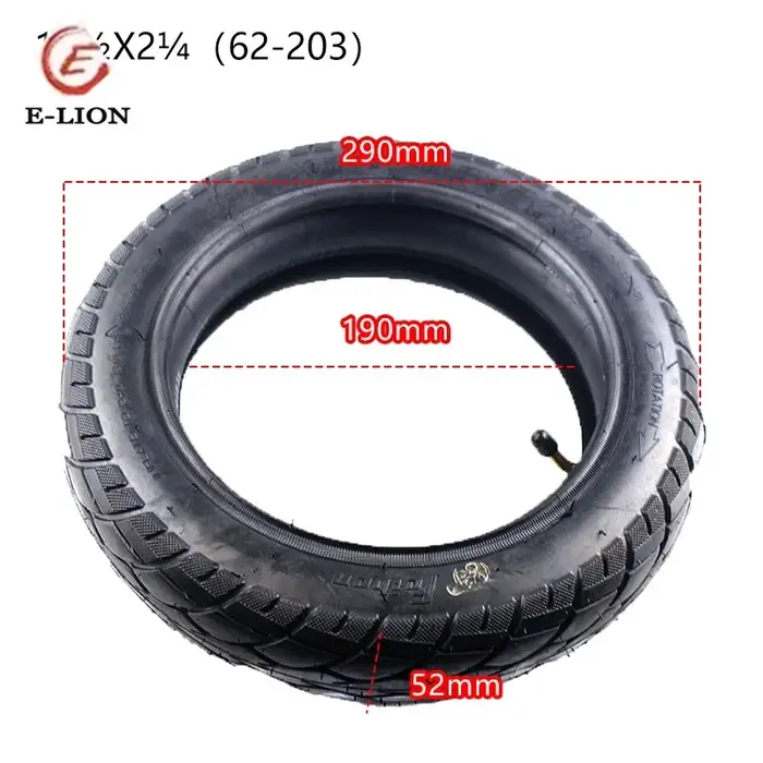 12 pouces 12x2.125 pneu 12 1/2x2 1/4 62-203 vélo pliant Scooter électrique roue