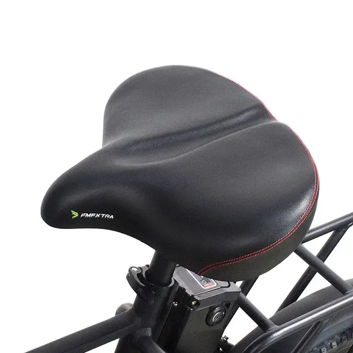 Siège de vélo électrique pliant amélioré : coussin imperméable et extra épais pour vélos de montagne – Ajustement universel