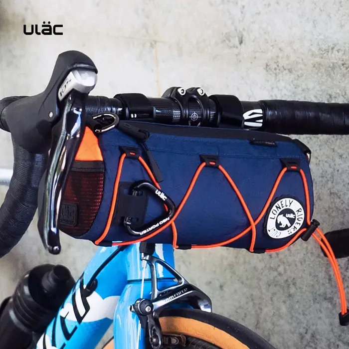 Sac de guidon de vélo Ulac, grande capacité 1,7 L, résistant à l'usure, sacoche de vélo de montagne,