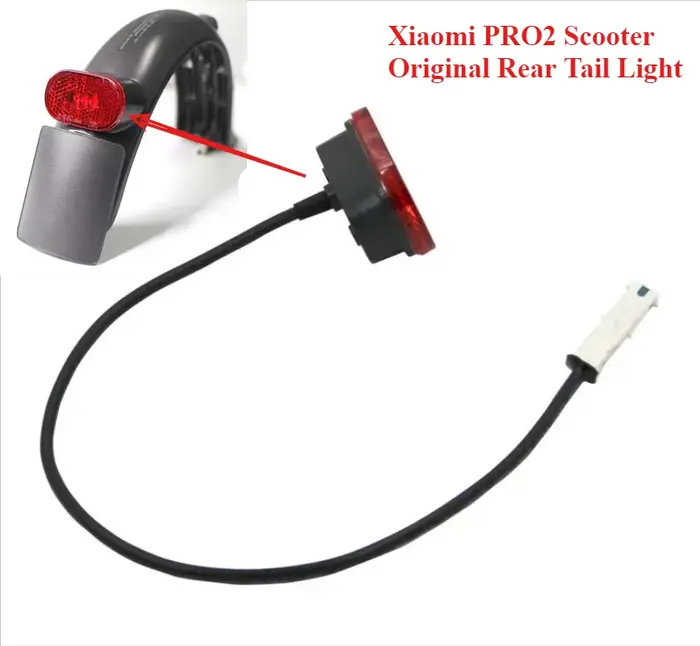 Enquêter arrière de scooter d'origine pour Xiaomi, frein, iode, clignotant, garde-boue, feu arrière, accessoires, 5V, PRO2, 1S