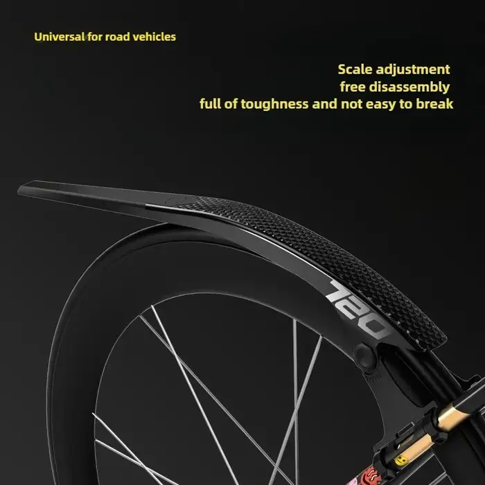 Garde-boue extensible à dégagement rapide pour vélo