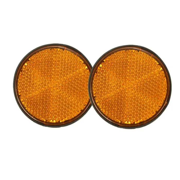 Réflecteurs orange ronds universels pour vélos Hurcycles RL