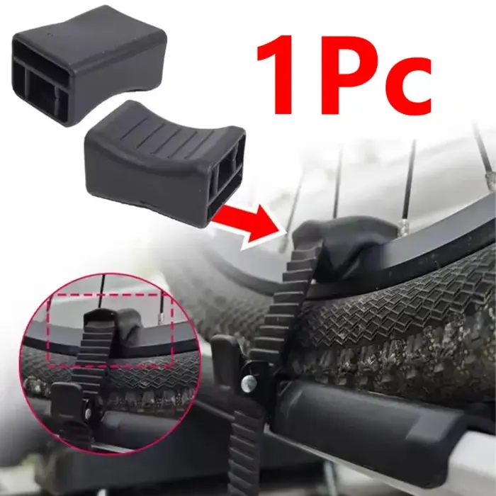 Sangles d'adaptation de roue de vélo pour porte-vélos de toit en plastique souple avec coussin de protection à dégagement rapide pour Thule 599 598 591 568 564 561 532