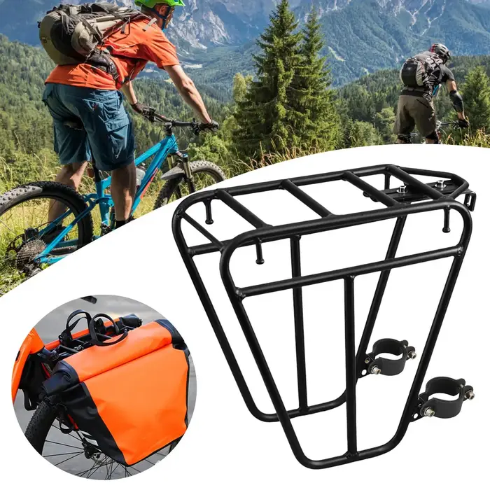 Support de bagages pour fourche avant de vélo