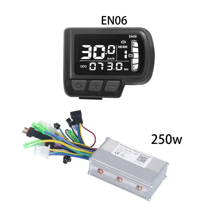 Contrôleur de moteur sans balais avec écran LCD pour vélo électrique, pièces de scooter et de vélo é