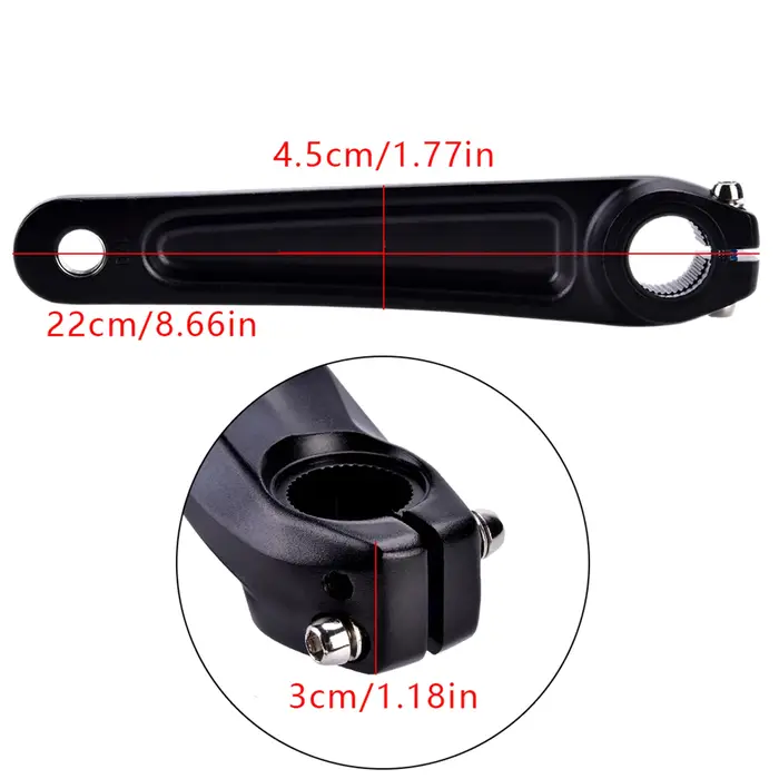Bras de manivelle gauche de vélo pour pédalier 590 610 SLX XT XTR