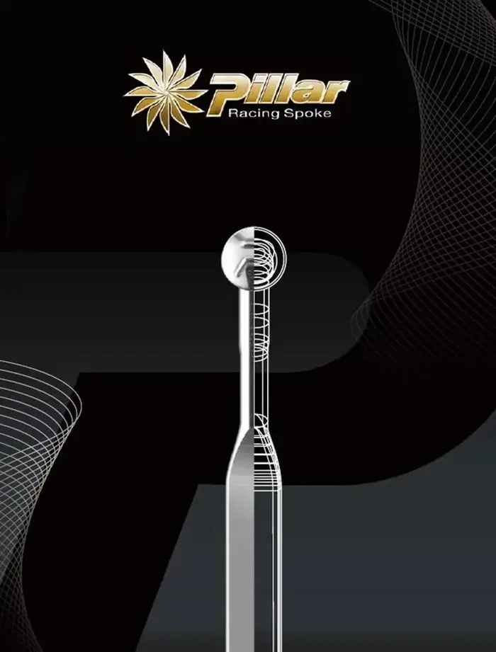 Rayons de roue de vélo Pillar PSR Aero 1423