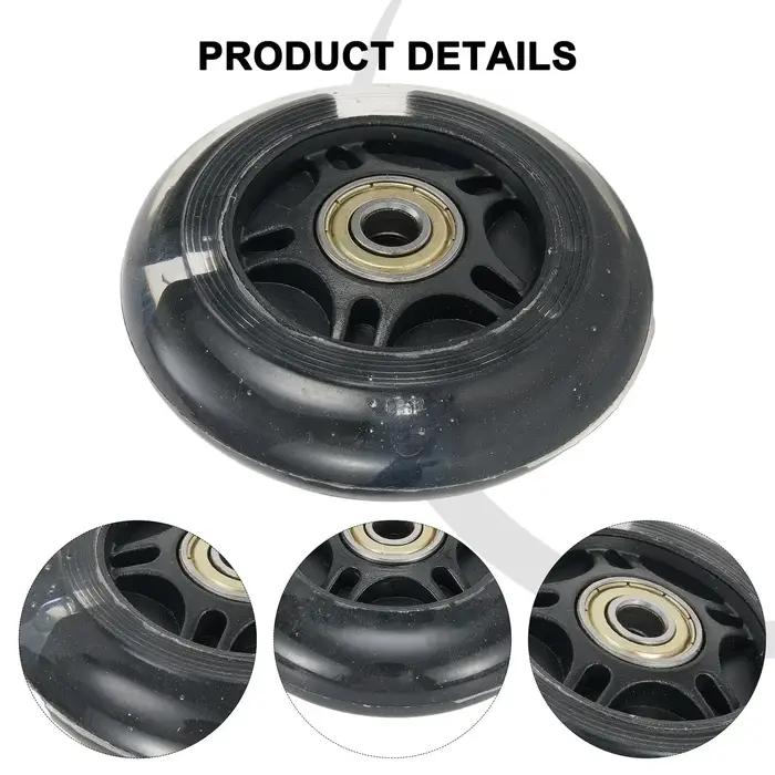Améliorez votre expérience de conduite avec ces roues clignotantes LED de haute qualité et durables pour scooters de 80 mm et 22 cm de diamètre