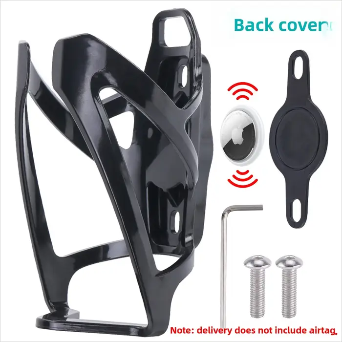 Support de bouteille d'eau antivol pour vélo avec emplacement pour AirTag, compatible VTT et vélo de