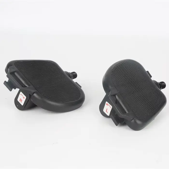 Pédale de vélo large avec sangles de pédales