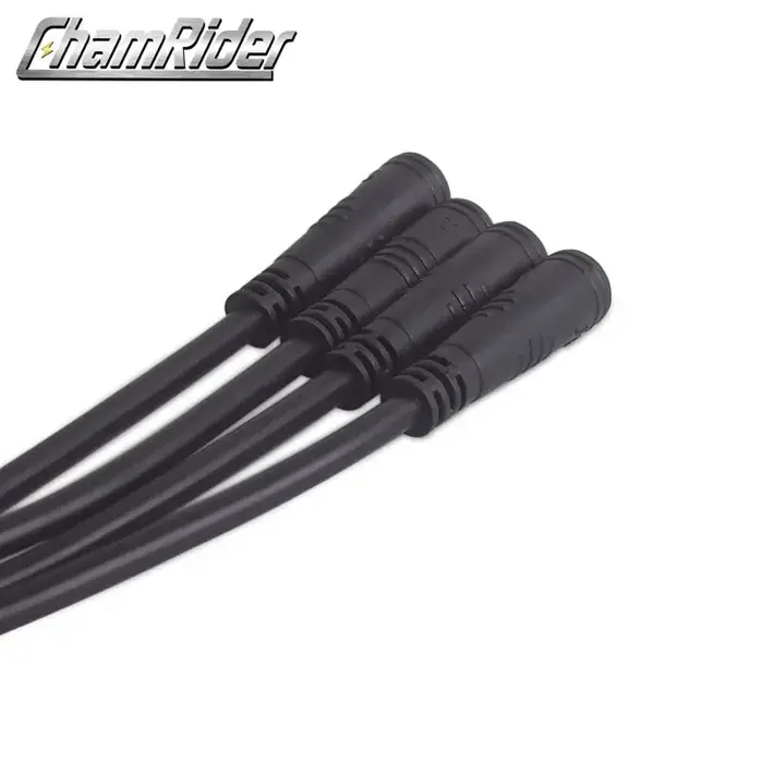 Julet 1 à 4 faisceau de câbles câble principal fil étanche pour vélo électrique accélérateur LCD frein connecteur étanche