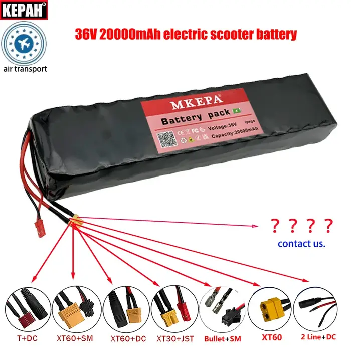 Batterie de scooter électrique 10S3P 36V 42V 20Ah