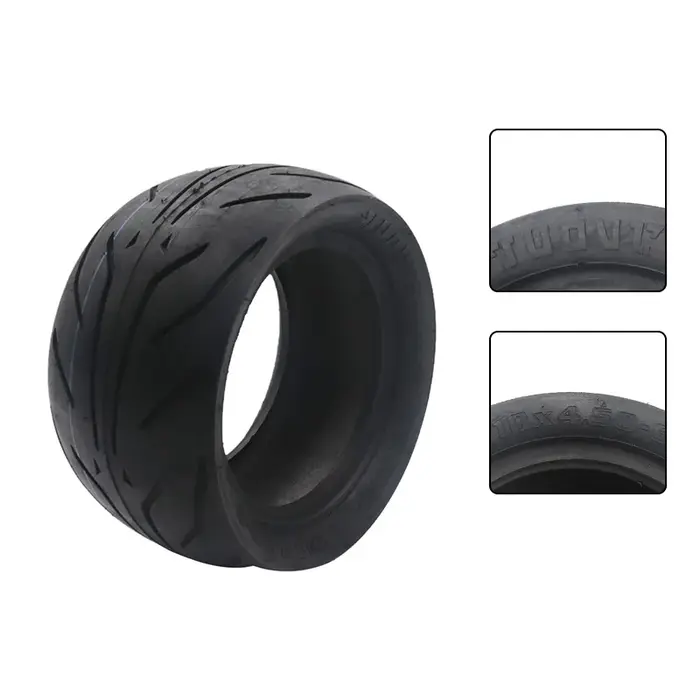 Pneu tubeless 10x4.50-6 pour trottinette électrique et pièces de roue de vélo
