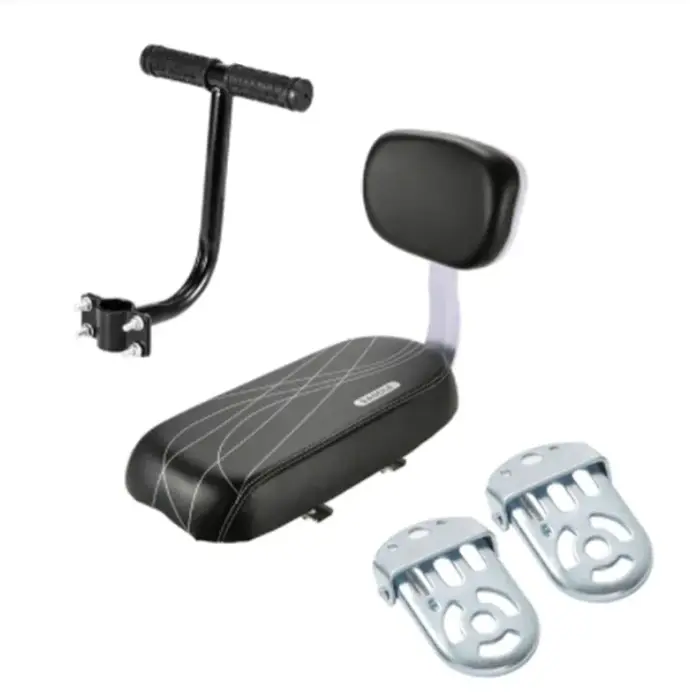 Accessoires de Cycle pièces Bicicleta vélo siège arrière selle enfant avec poignée de dossier accoudoir repose-pieds pédale