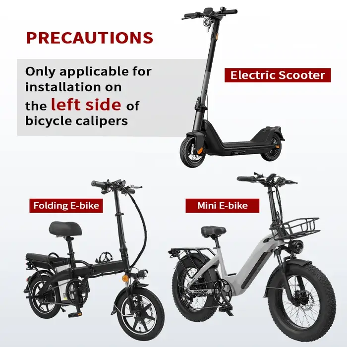 BUCKLOS HD-E735 frein hydraulique de vélo électrique 1150mm 1950mm