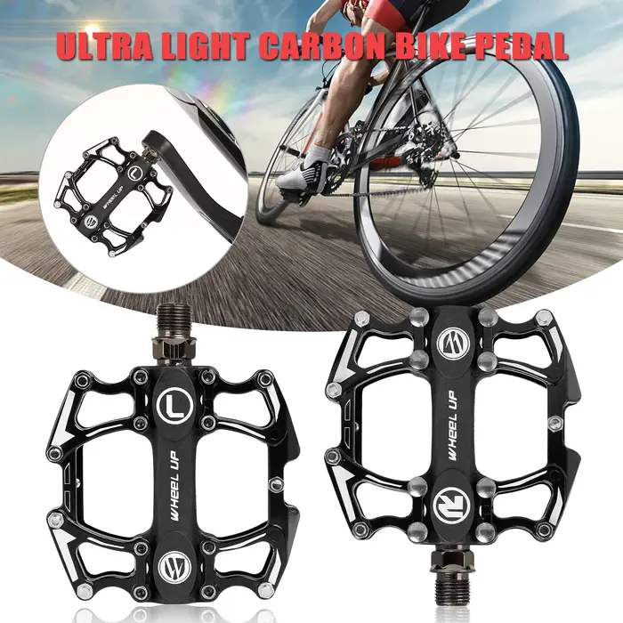 Pédales de vélo en alliage d'aluminium durable, accessoires de pédales de VTT