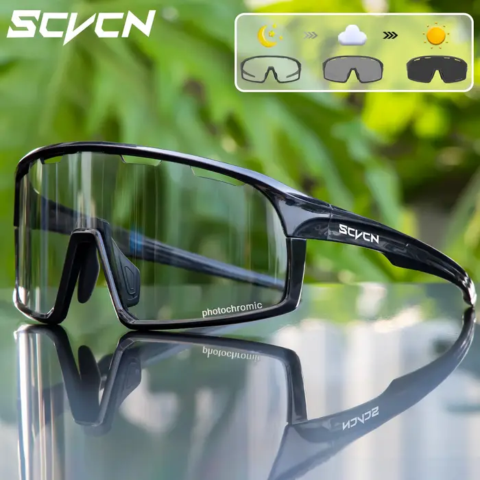 SCVCN lunettes de soleil de cyclisme photochromiques