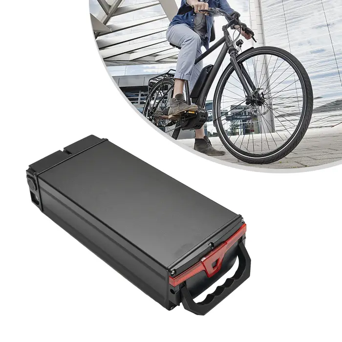 Boîtier boîte à piles 385x172x95mm alliage d'aluminium 1865o/21700 batterie au Lithium vélo électrique