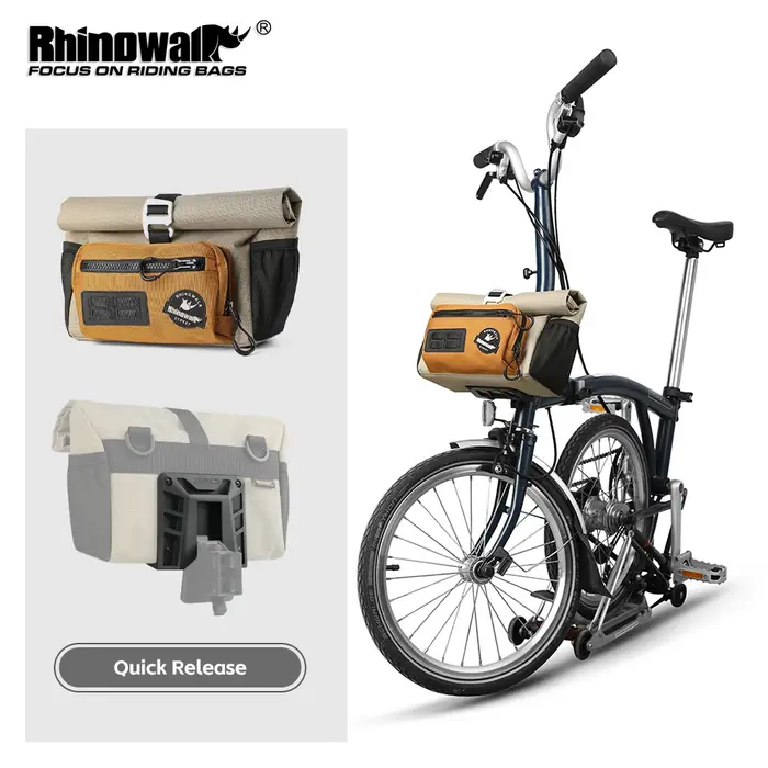 Rhinowalk – sac de guidon de vélo 4L à dégagement rapide
