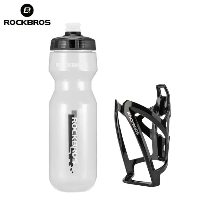 ROCKBROS bouteille d'eau de cyclisme + porte-bouteille d'eau ensemble de 2 pièces-750 ml bouteille d