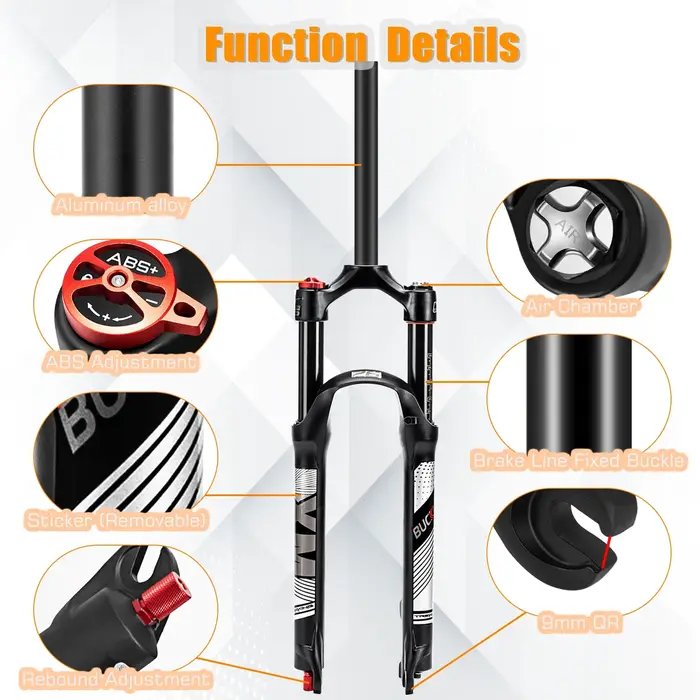 BUCKLOS fourche de vélo 26/27