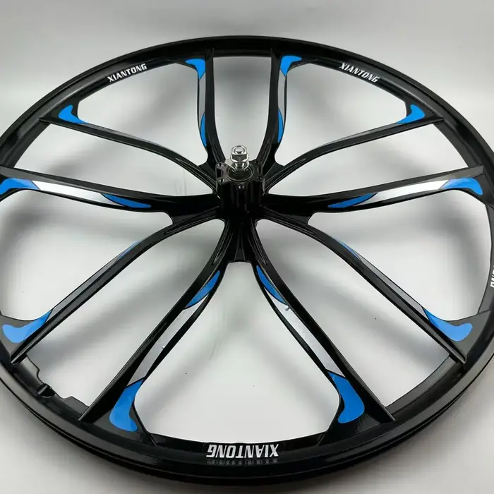 24/26/27.5 pouces vélo en alliage d'aluminium magnésium roue pneu largeur 175/195/2.125 vitesse Variable roue arrière frein à disque