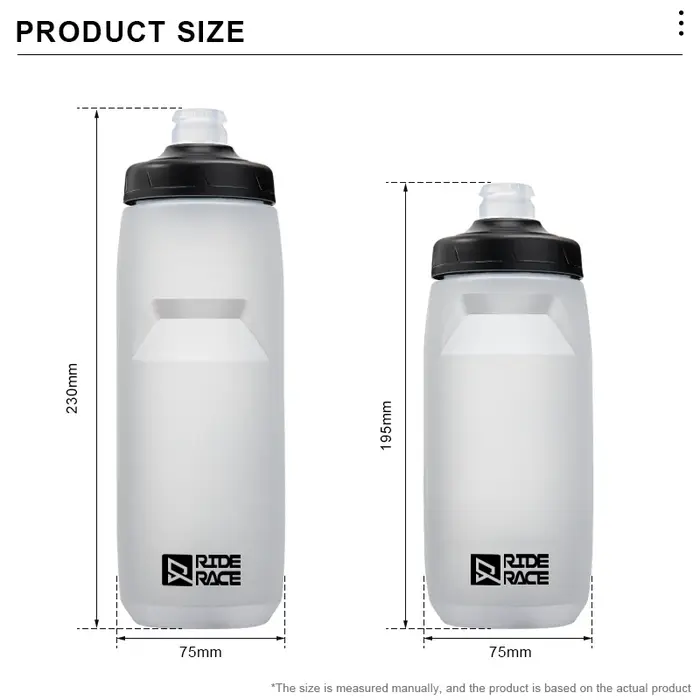Bouteille d'eau pour vélo 620/750ML