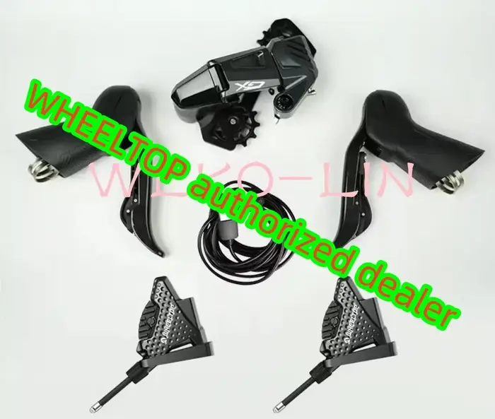 WHEELTOP EDS GEX-Ensemble de vitesses électronique sans fil pour vélo de gravier, aluminium, 3-14 vi
