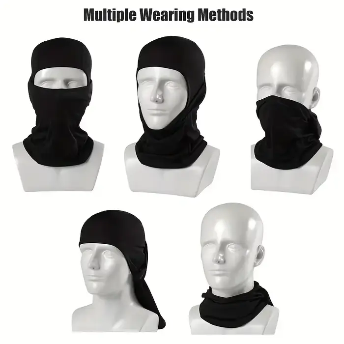 Cagoule tactique coupe-vent pour vélo
