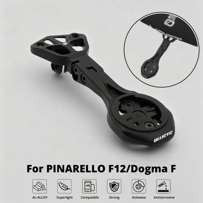 Support d'ordinateur sur guidon intégré pour Pinarello F12 Dogma F MOST Ultra Talon