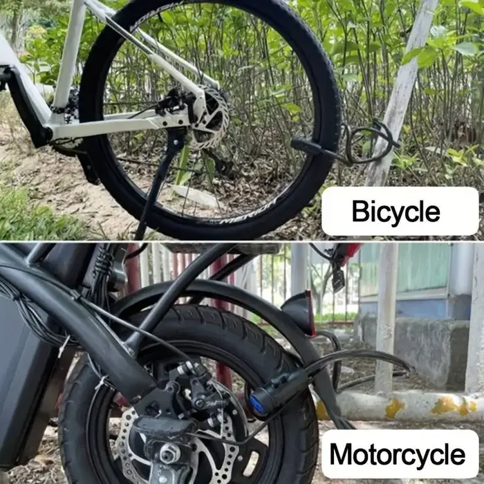 Serrure à chaîne de moto robuste