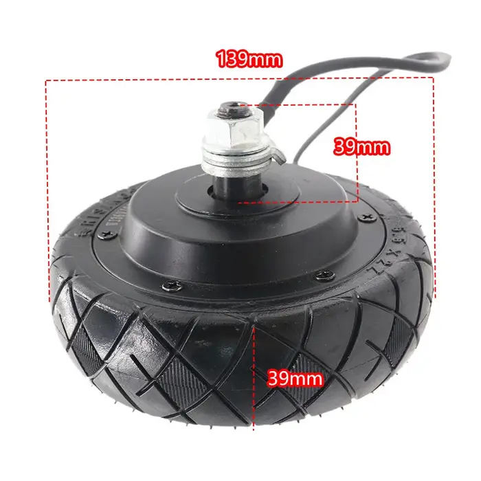Moteur de moyeu de roue sans balais et sans dents de 5
