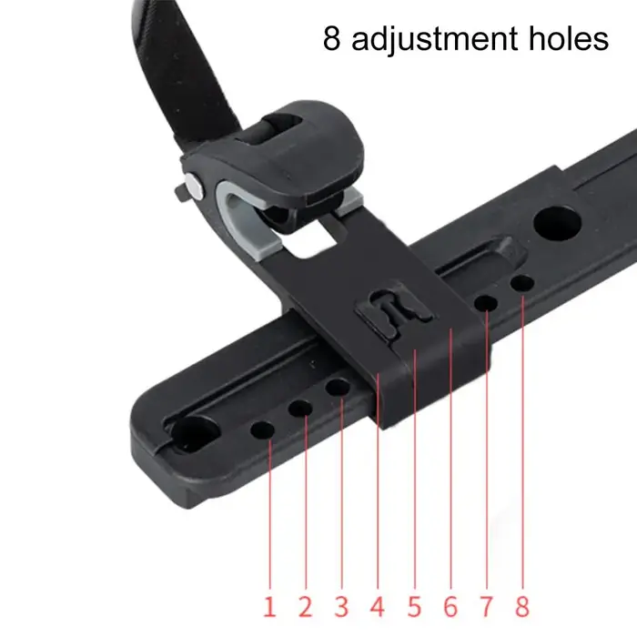 Support de fixation de sacoche latérale de vélo à boucle réglable