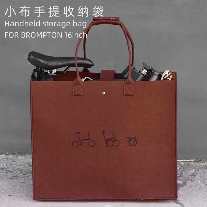 1 pièces sac de rangement de vélo pliable léger à la mode pour Brompton 14-16 pouces pour sac fourre-tout Dahon sac de