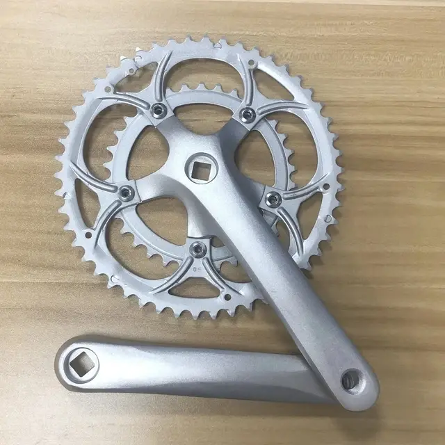 Pédalier de vélo de route en alliage d'aluminium 50-34T 8/9S