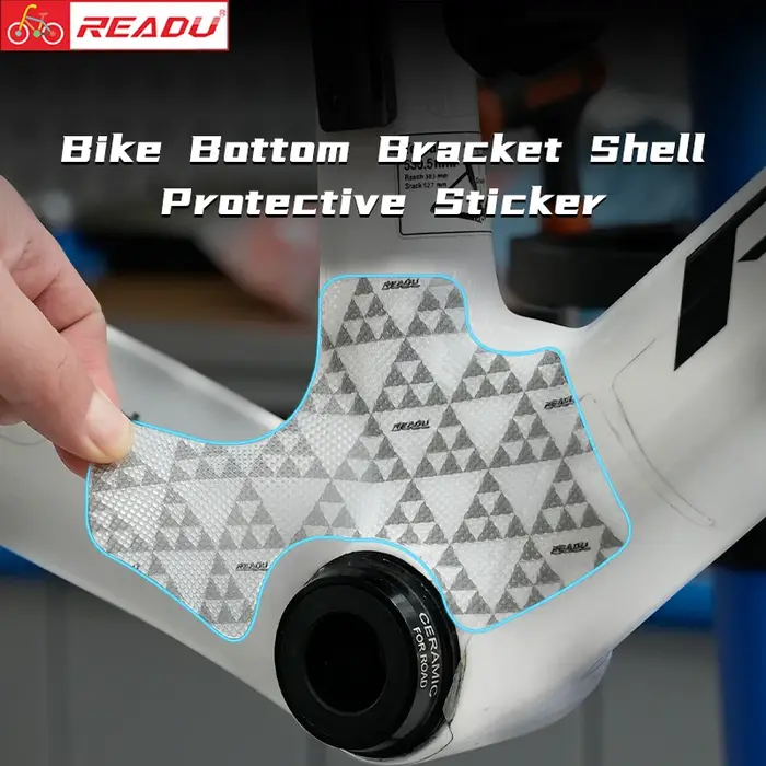 READU vélo pédalier coque autocollant de protection 3M