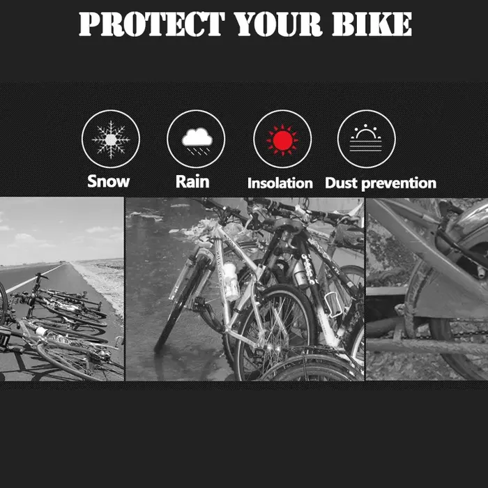 Pare-soleil de protection contre la pluie pour vélo