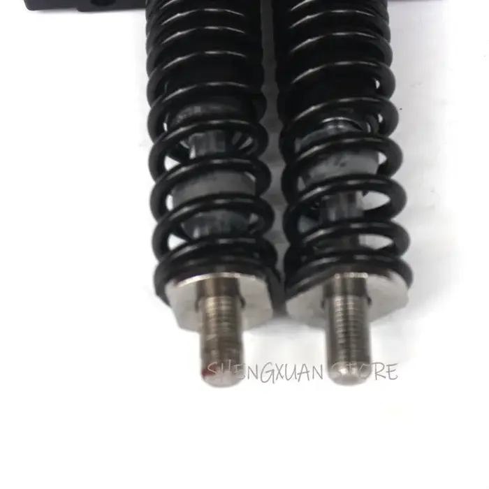 Fourche avant de 10 pouces avec amortisseur hydraulique noir robuste pour trottinette électrique