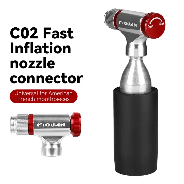Vélo pneu gonfleur CO2 pompes