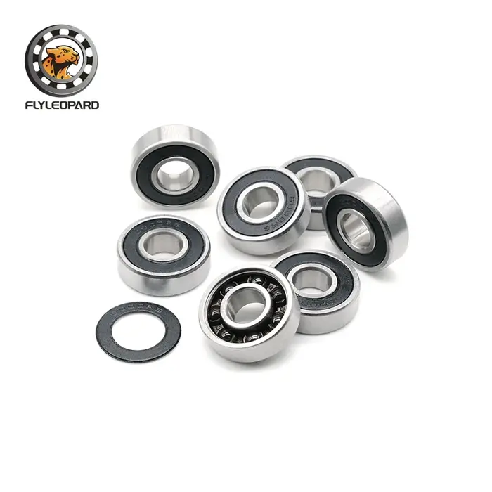 2 roulements hybrides en céramique 6000RS 2RS pour vélo, 10x26x8mm, billes en acier chromé Si3N4, AB