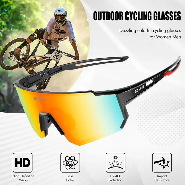 SCVCN mode lunettes de cyclisme vélo Baseball