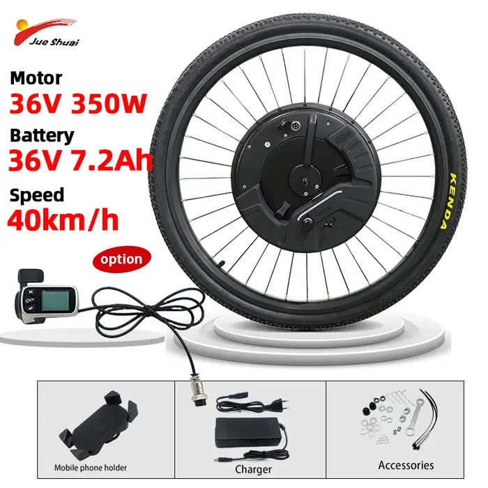 IMortor/ Imotor-Kit d'invitation de vélo électrique avec batterie