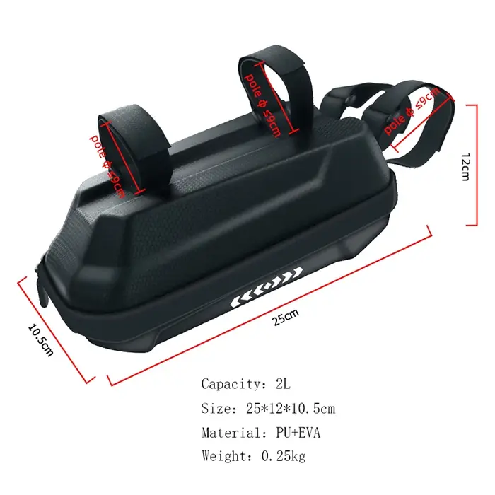 Sac de rangement pour Scooter électrique, sac de guidon de vélo électrique, sac de rangement pour Sc
